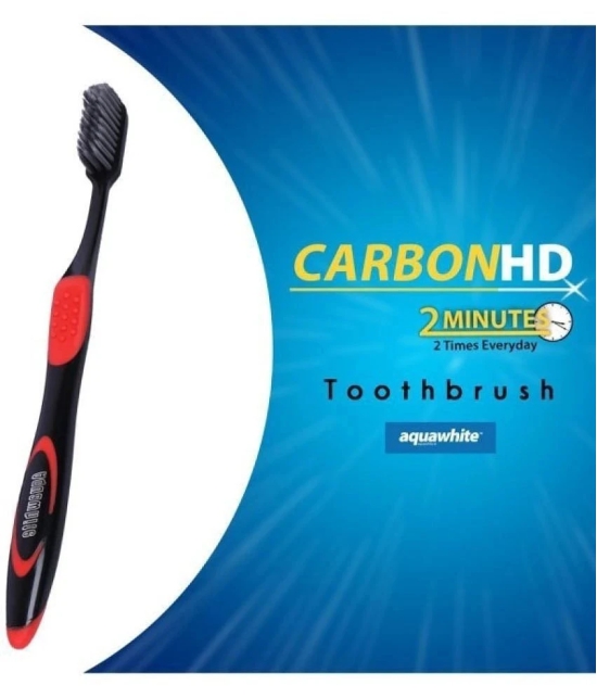 aquawhite Carbon HD Toothbrush Pack of 4