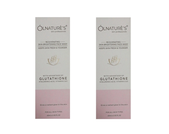 Olnatures Skin Brightening face wash 60ml (Pack of 2)