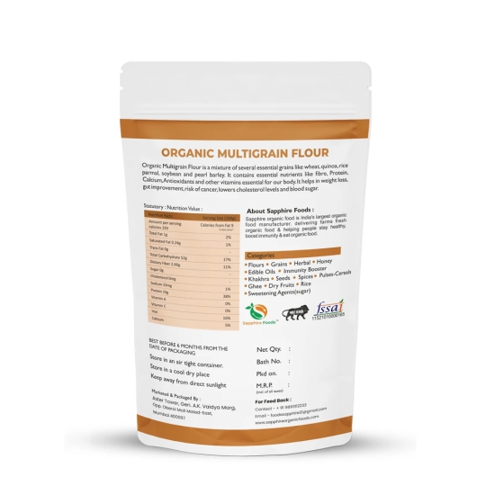 Organic MultiGrain Flour-250gm