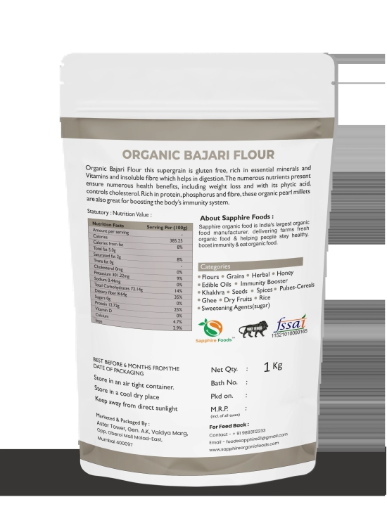 Organic Bajari Flour-1Kg