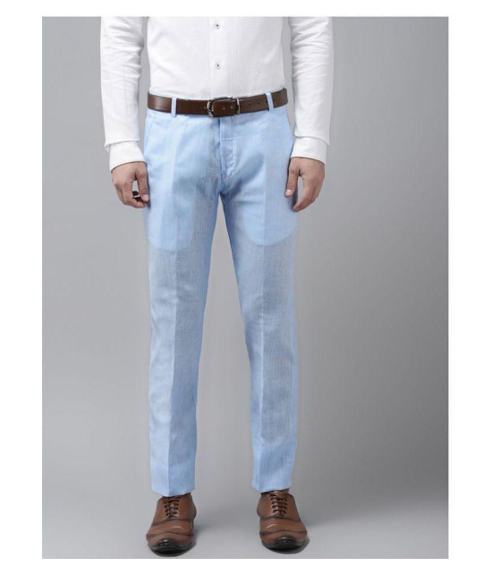 Hangup Blue Regular -Fit Trousers - None