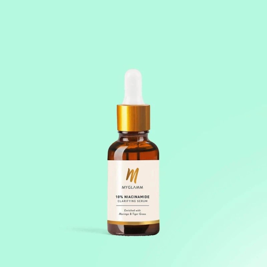 MyGlamm 10% Niacinamide Clarifying Serum enriched with Moringa & Tiger Grass Pack of 2