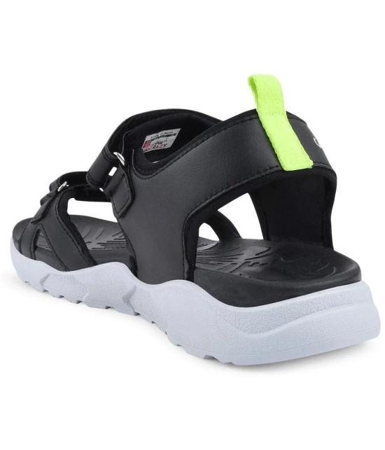 Campus - Black Mens Floater Sandals - None