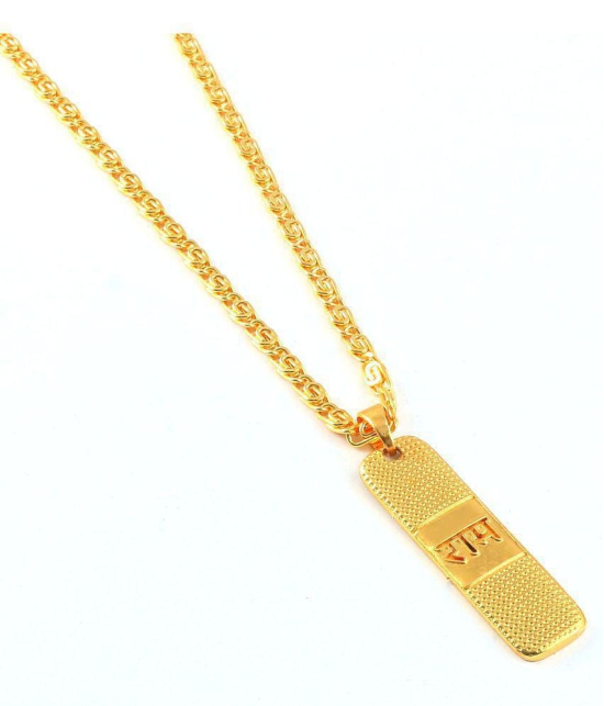 Jewar Mandi Gold Pendant ( Pack of 1 ) - Gold