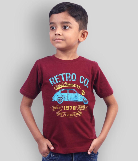 Soft Apparels Peppy Kid's Printed Cotton T-Shirt (Half sleeve) - Pack of 5 - Combo1 - None