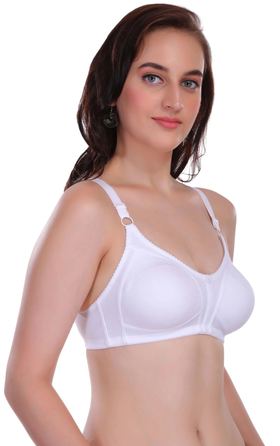 Eves Beauty Full Coverage Women Lightly Padded Bra-34C / Skin / Cotton Blend