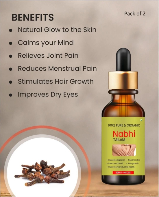 Nabhi Touch Ayurvedic Relief Oil For Belly (Pack of 2)-2