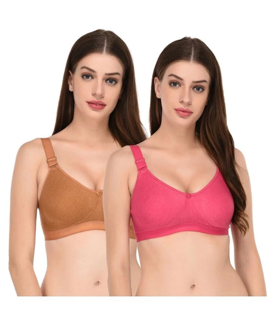 Elina Cotton T-Shirt Bra - Multi Color - 32D