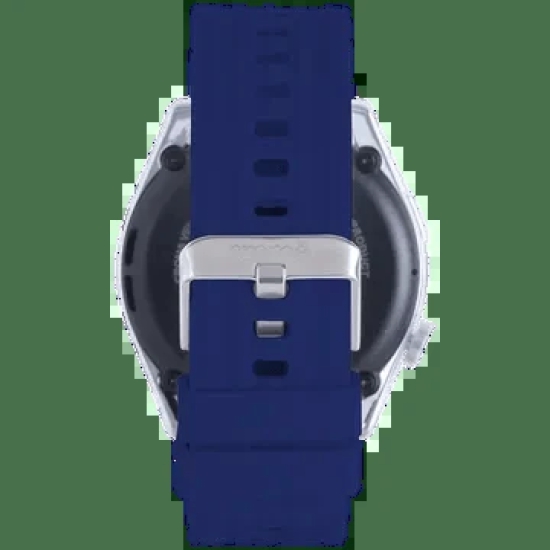 Croma Velocity AR Smartwatch with Bluetooth Calling (36.32mm AMOLED Display, IP68 Water Resistant, Blue Strap)