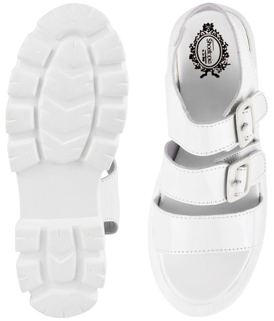 Shoetopia - White Women''s Sandal Heels - None