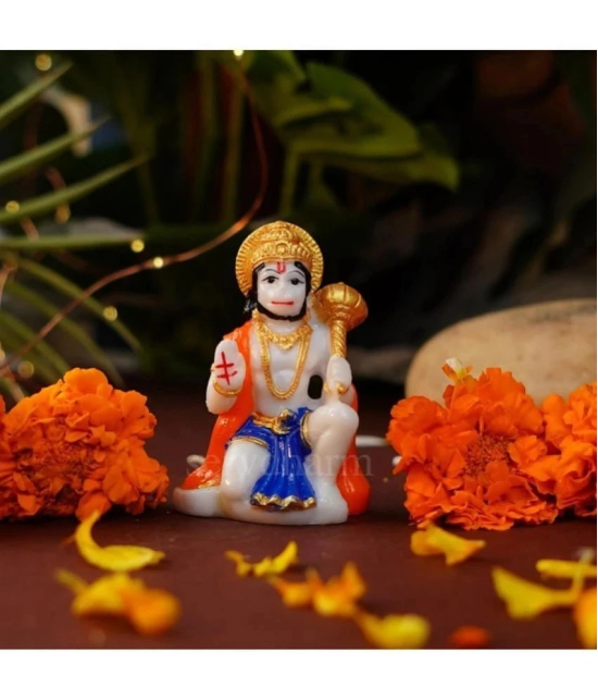 ServDharm Resin Lord Hanuman Idol ( 7 cm )