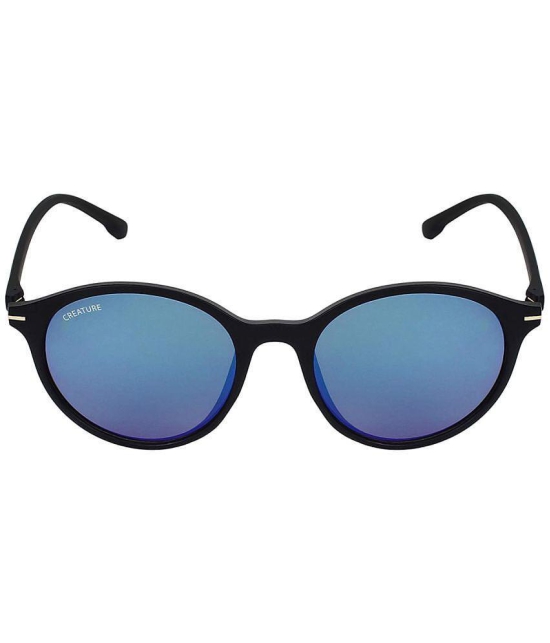 Creature - Blue Round Sunglasses Pack of 1 - Medium