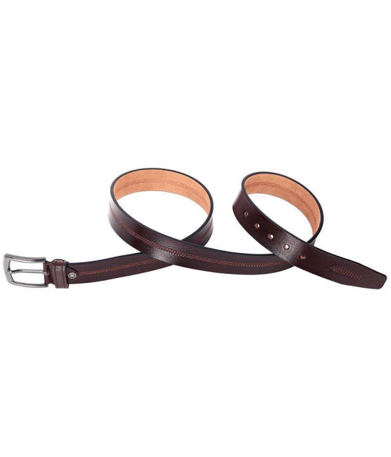 Leather World - Leather Men's Casual Belt ( Pack of 1 ) - None