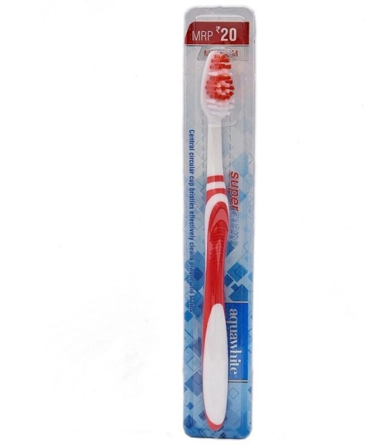 aquawhite Super Clean ( pack of 12) Toothbrush Pack of 12