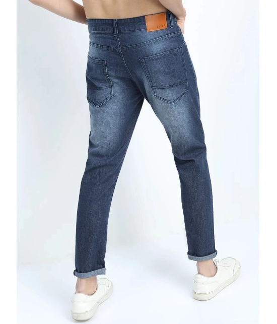 Ketch Slim Fit Cuffed Hem Mens Jeans - Blue ( Pack of 1 ) - None