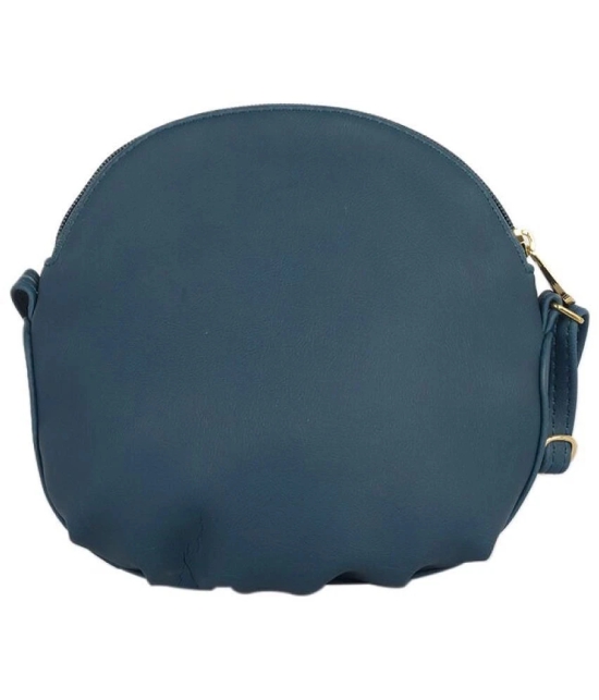 Baggit Blue Faux Leather Sling Bag - Blue