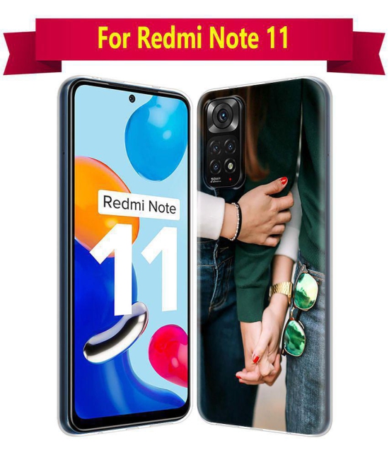 NBOX - Multicolor Printed Cover Compatible For Redmi Note 11 ( Pack of 1 )