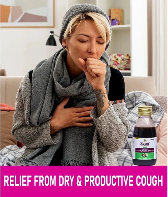 Vaddmaan Zecof - 4 x 100ml Ayurvedic cough syrup for Wet and Dry cough & Cold