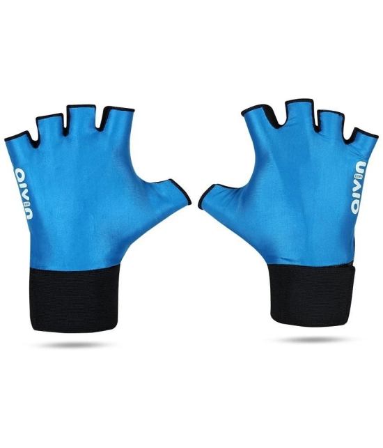 Aivin Spectre Unisex PVC Foam Gym Gloves With Half-Finger Length - L