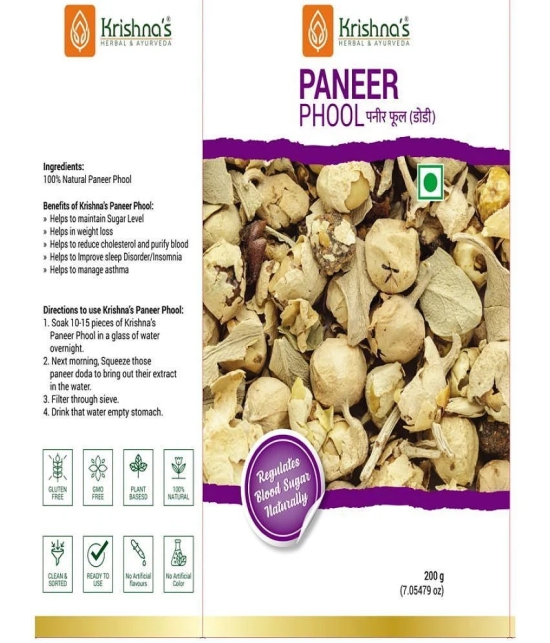 KrishnaS Herbal & Ayurveda Paneer Phool 200 G