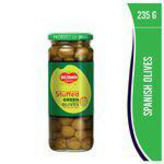 Del Monte Stuffed Green Olives With Pimento Paste 235 G