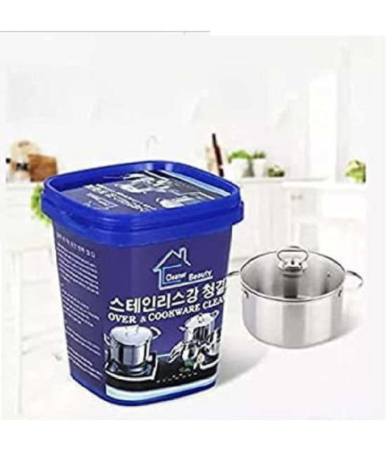 Gatih Multi-Purpose Quick Clean Oven & Cookware Cleaner Dishwash Powder Household Steel Utensil Cleaning Powder 490 g