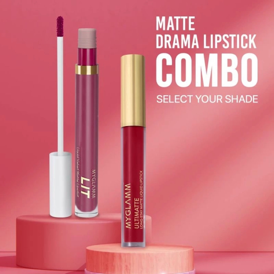 Matte Drama Lipstick Combo