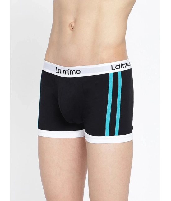 La Intimo Pack of 3 Cotton Mens Trunks ( Multicolor ) - None