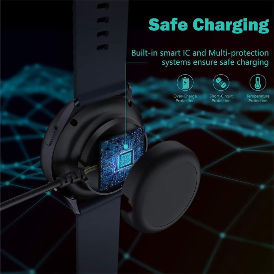 Hi-Lite Essentials Charging Dock for Samsung Galaxy Watch 4 Classic, Watch 3 Active & Active 2 Accessories