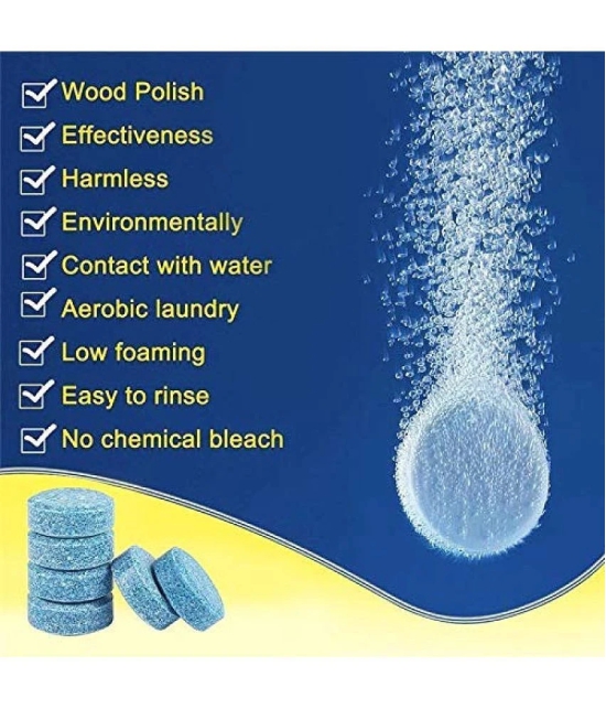 HOMETALES- Car Accessories in 50PCS/1 Set Car Wiper Detergent Effervescent Washer Windshield Glass Cleaning Tablets car accessories