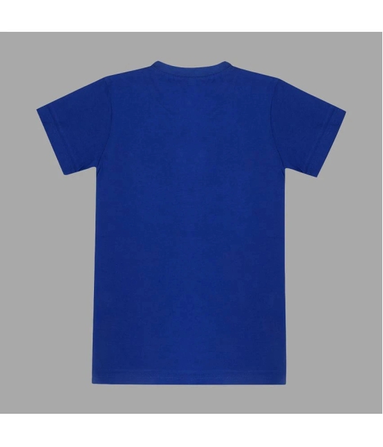 Diaz - Royal Blue Cotton Blend Boys T-Shirt ( Pack of 1 ) - None