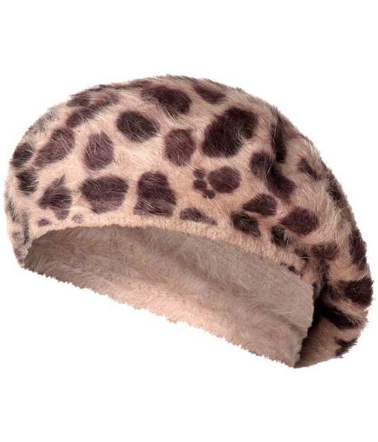 Zacharias Beige Woollen Womens Cap ( Pack of 1 ) - Beige