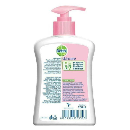 Dettol Skin Care Liquid Handwash 200 Ml