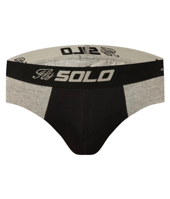 Solo - Multicolor Cotton Blend Mens Briefs ( Pack of 3 ) - 80