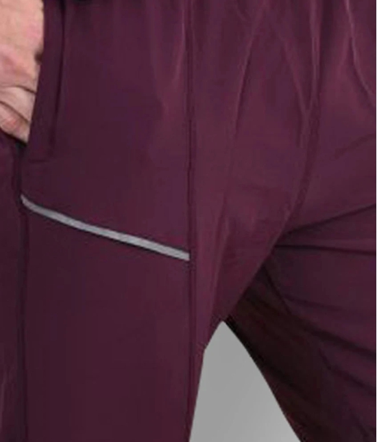 Forbro - Maroon Polyester Mens Trackpants ( Pack of 1 ) - 2XL