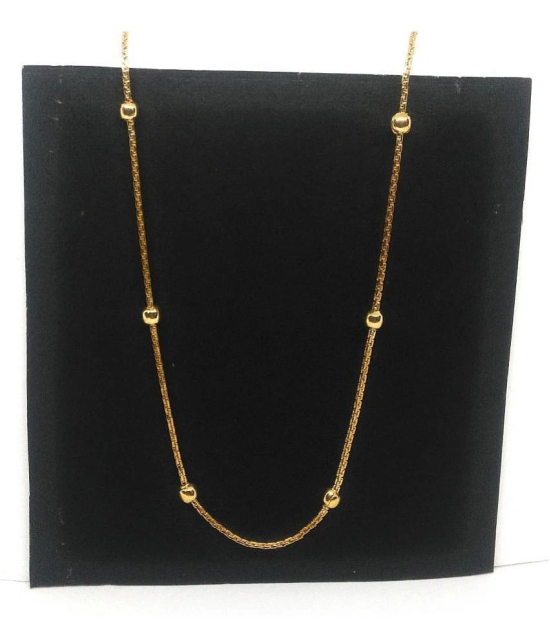 Khubsurat Micro Plated  Neck Chain for Girls & Women, Gold Tone, 23 Inch Long - Golden