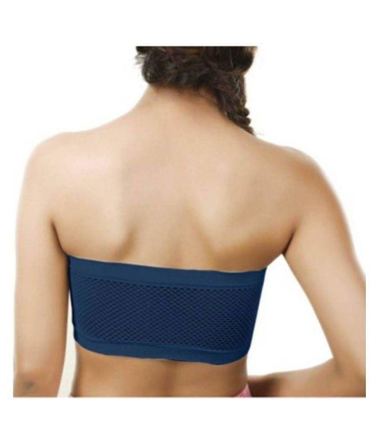 RR Accessories Cotton Tube Bra - Blue - None