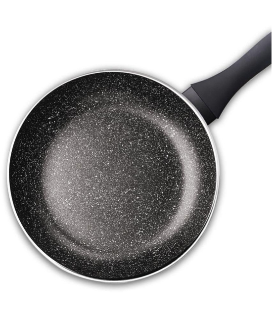 Milton Pro Cook Aluminium Granito Induction Fry Pan, 28 cm, Black