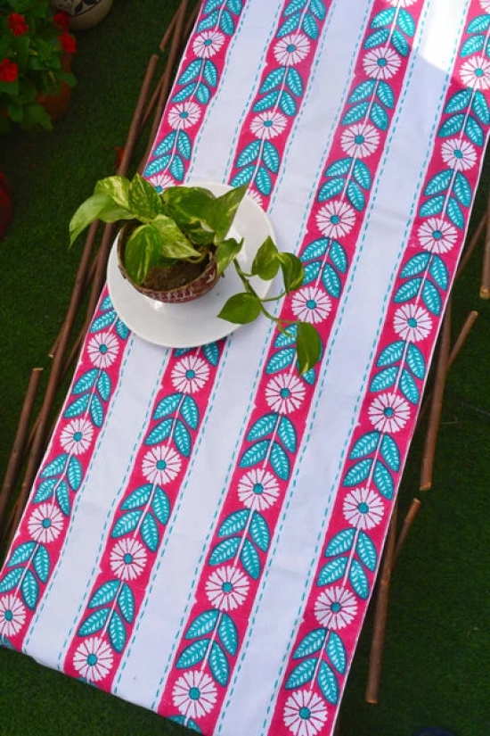 Flower Line Table Runner