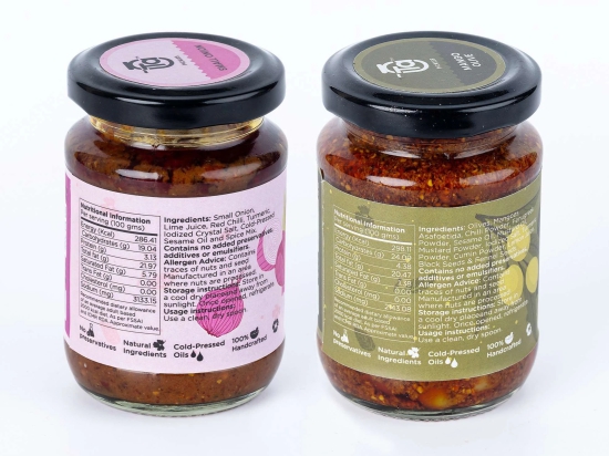 Ta Pickles | Small Onion & Mango Olive Pickle | 150g [Pack of 2] Combo Made with Cold Pressed Oil | Homemade | Traditional Indian Taste | Natural | No