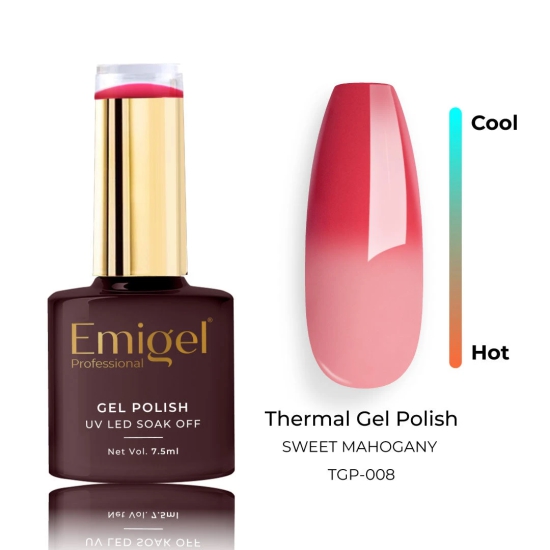 Emigel - Thermal UV Gel Poilsh - 08 Shades-SWEET MAHOGANY