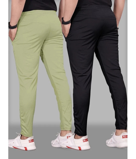 Gazal Fashions - Multicolor Polyester Mens Trackpants ( Pack of 2 ) - None