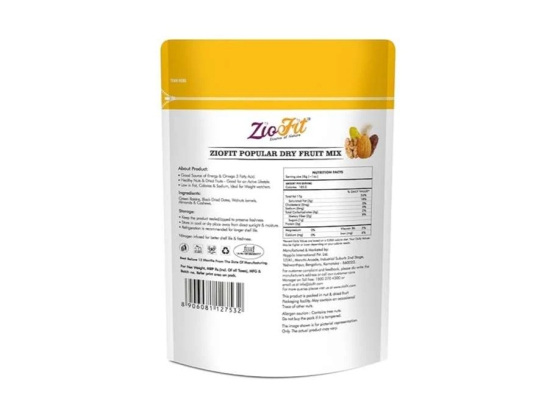 Ziofit Popular Dry Fruit Mix 200g (Bogo)