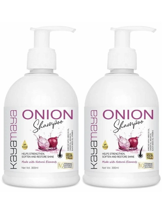 Onion Shampoo with Vitamin E, Natural Extracts & Herbs - Pack of 2