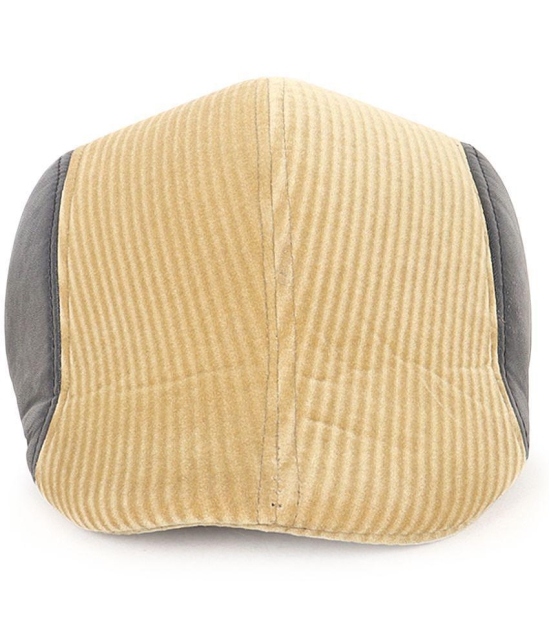 Zacharias Beige Cotton Blend Men''s Cap ( Pack of 1 ) - Beige