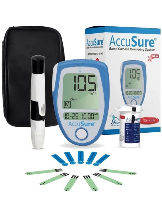 ACCUSURE AS09 & Blue Meter Glucometer