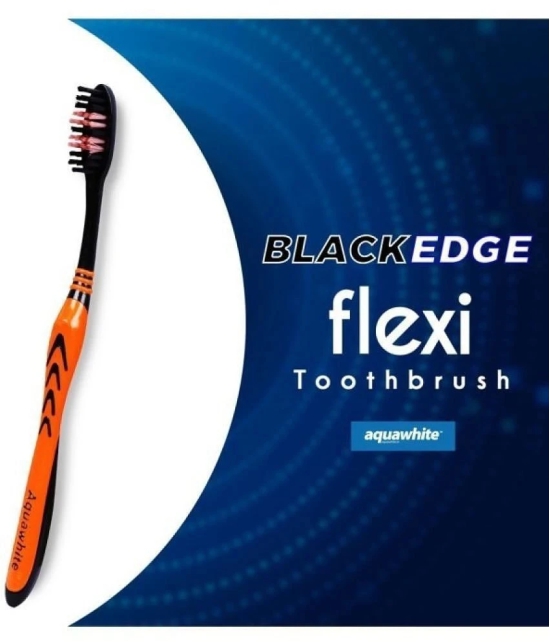 aquawhite Blackedge Zig Zag Toothbrush Toothbrush