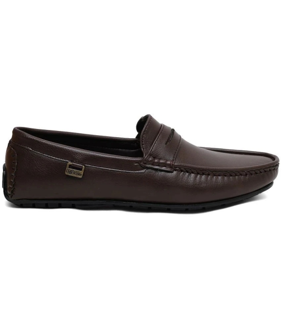 Action Brown Mens Slip on - 7