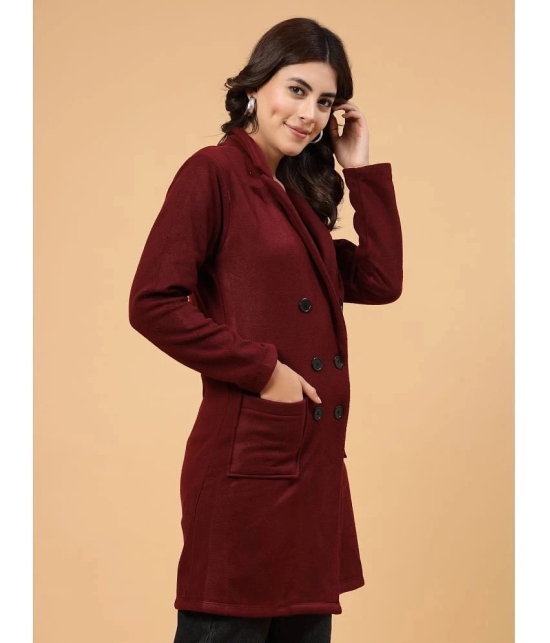 Rigo - Fleece Maroon Over coats - None