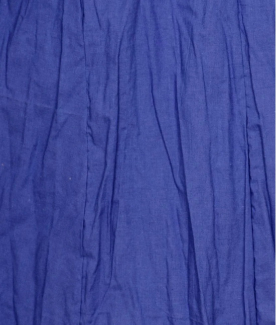 Sttoffa - Blue Cotton Womens Broomstick Skirt ( Pack of 1 ) - 40